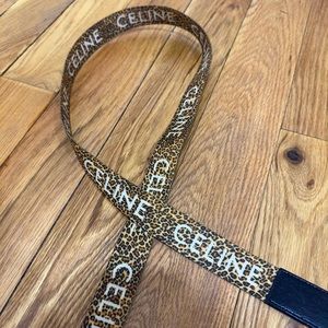 CELINE ANIMAL PRINT BELT (RRP $395)